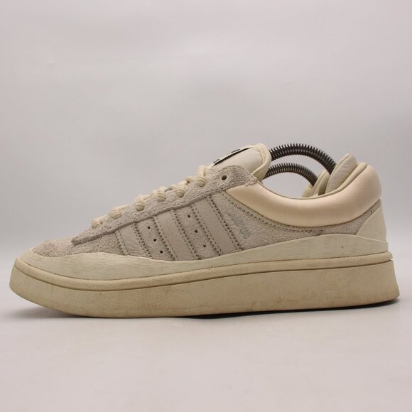 Adidas Campus x Bad Bunny Men's Size 7.5 Low Top Cloud White Sneakers FZ5823 - Picture 4 of 10